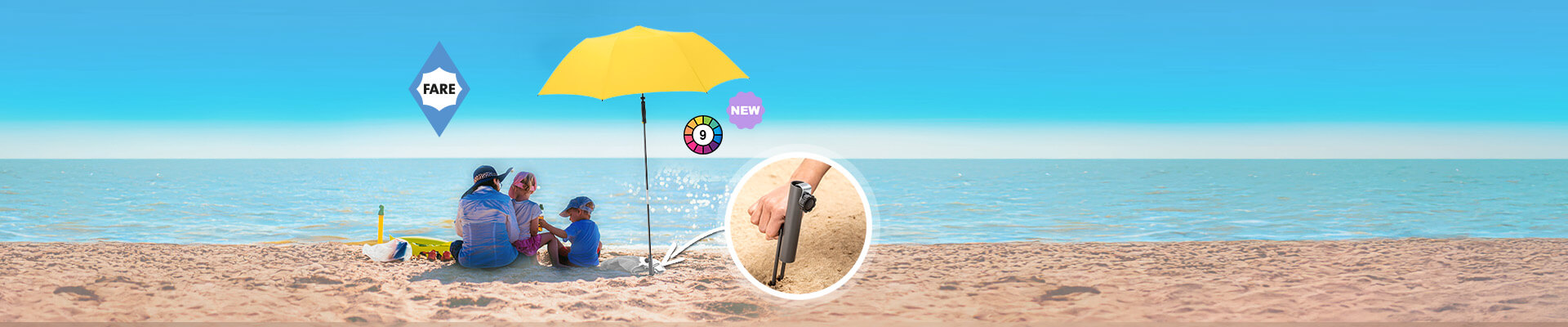 Nowy parasol od Fare: Nadaje się do walizek dzięki niewielkim rozmiarom podróżnym!