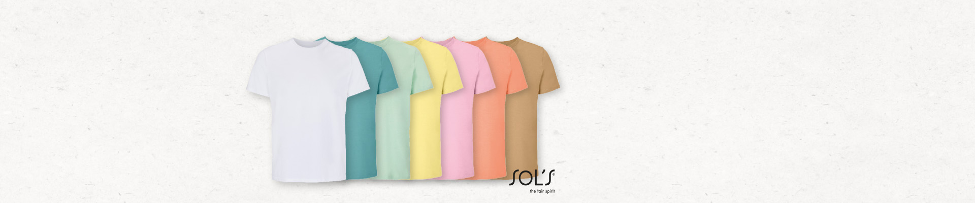 Redeem the discount code SOLSGREEN for a sustainable T-shirt from SOL´S for you to get to know