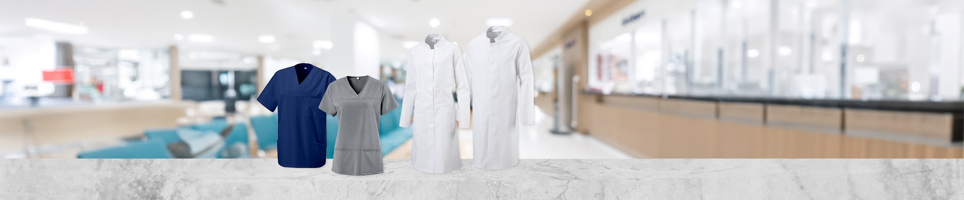 Order our sample set of professional clothing items that you can supply to medical and health facilities!