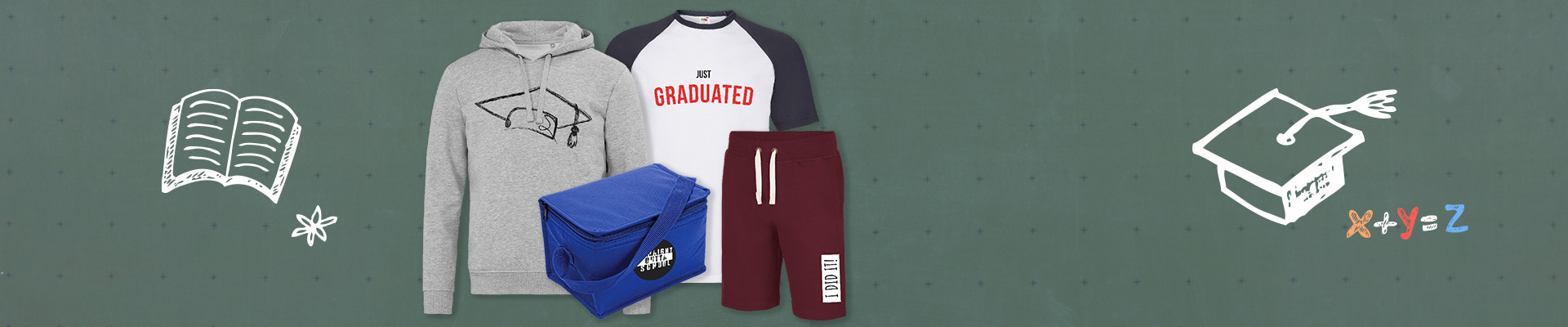 L-SHOP-TEAM supplies everything you might possibly need for a perfect graduation ceremony
