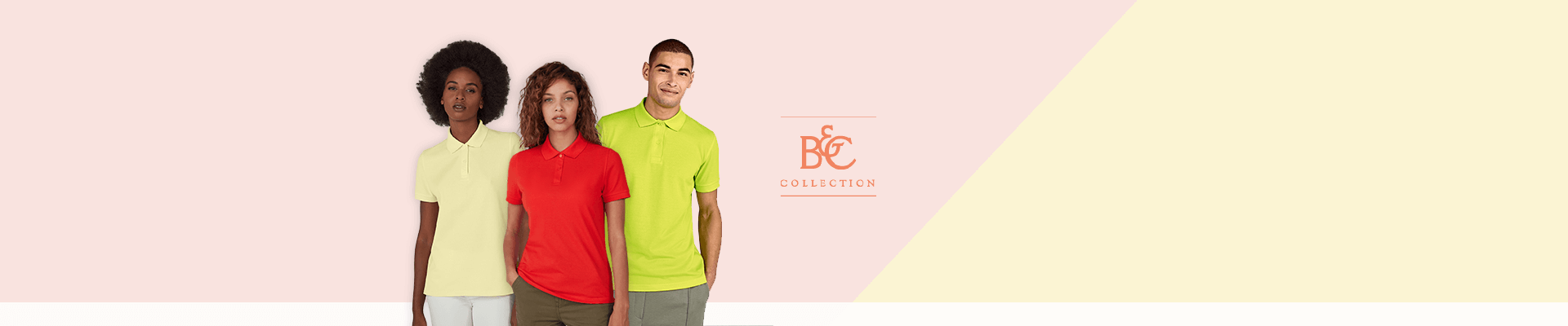 Colourful new Polo articles from B&C.
Order your sample set now at a special price.