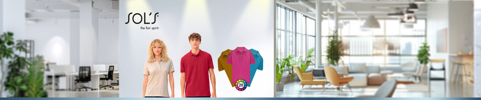 The SOL'S novelties are here! Order polo shirts now at a special introductory price.