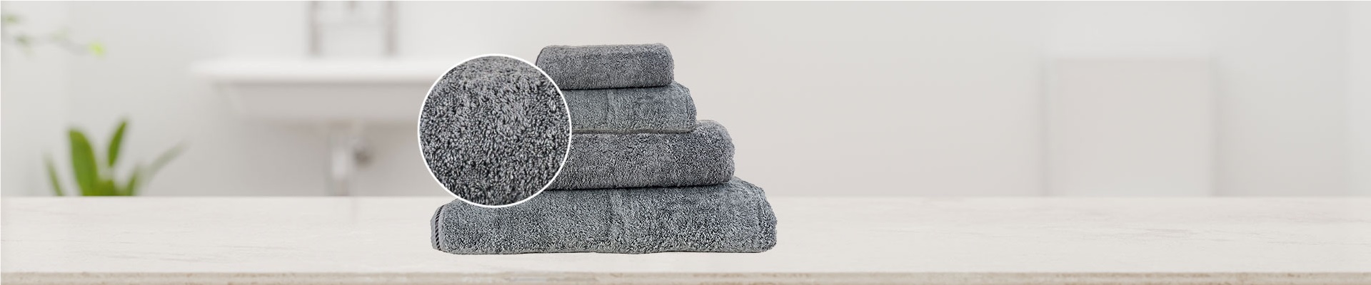Soft terry towels - available in a range of different sizes and colours