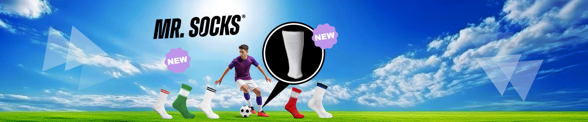 The MR. SOCKS novelties are here! New colors, new articles, now also in children's sizes!